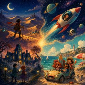 Retro cartoon collection placeholder